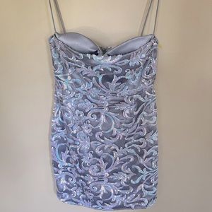 Naked wardrobe the statement sequin mini dress